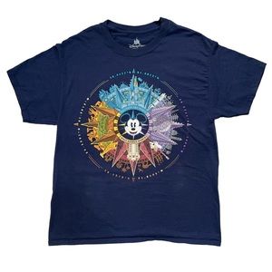 2018 Disney Parks Discover The Magic Walt Disney World Mickey T-shirt Compass